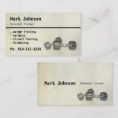 紀元前のカスタマイズ可能なパーソナルトレーナー 名刺 (正面/裏面)