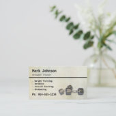 紀元前のカスタマイズ可能なパーソナルトレーナー 名刺 (スタンド正面)