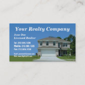 紀元前のカスタマイズ可能な不動産仲介業者 名刺 (裏面)