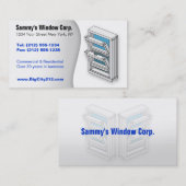 紀元前のカスタマイズ可能な窓の取付人 名刺 (正面/裏面)