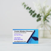 紀元前のカスタマイズ可能な窓拭き 名刺 (スタンド正面)