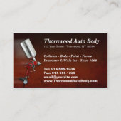 紀元前のカスタマイズ可能な自動体 名刺 (裏面)