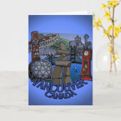 紀元前のバンクーバーの記念品の芸術カード陸標の芸術カード カード (黄色い花)