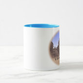 紀元前のバンクーバーカナダのコーヒーカップマグ及びガラス マグカップ (中央)