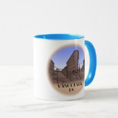 紀元前のバンクーバーカナダのコーヒーカップマグ及びガラス マグカップ (正面右)