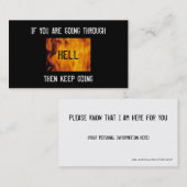 紀元前の地獄によって 名刺 (正面/裏面)