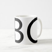 紀元前のIハート コーヒーマグカップ (正面右)