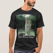 紀元前1200年コパン・マヤ遺跡ホンジュラス写真設計 Tシャツ (正面)