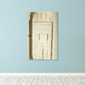 紀元前2300年～2200年の偽扉(色彩の鮮やかライム) キャンバスプリント (インサイチュ (ウッドフロア))