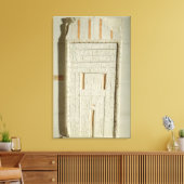 紀元前2300年～2200年の偽扉(色彩の鮮やかライム) キャンバスプリント (インサイチュ (リビング))