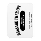 紀元前3,000年以降のマッサージセラピー マグネット (縦)