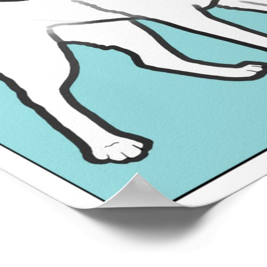 紀州剣(紀州犬)スタンプ用ポスター ポスター (角)