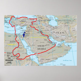 約束された土地の地図 ポスター