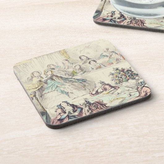 約束の違反-漫画手は腐食を着色しました コースター (左側)