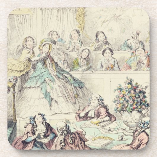 約束の違反-漫画手は腐食を着色しました コースター (正面)