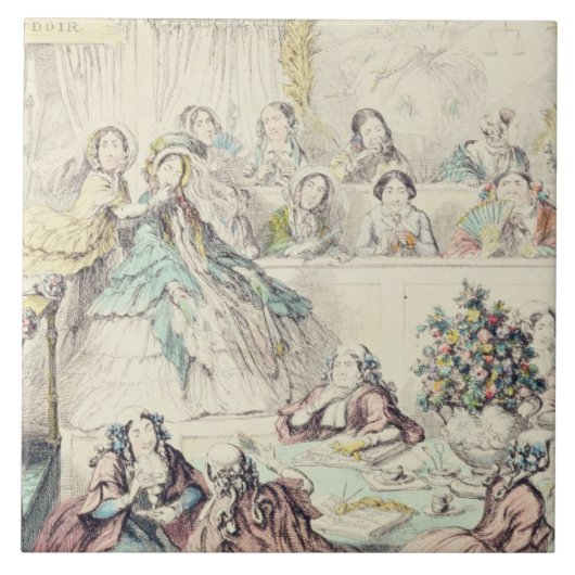 約束の違反-漫画手は腐食を着色しました タイル (正面)