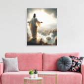 約束は天国の門を通して履行 キャンバスプリント (インサイチュ (リビング))