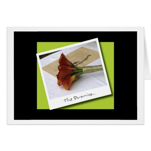 約束カード… (正面横)