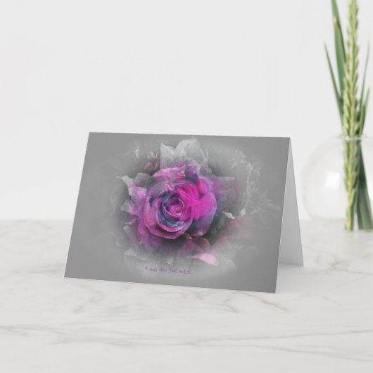 「約束バラ」 案内状 (正面)