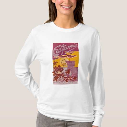 約束ポスターのカリフォルニア土地 Tシャツ (正面)