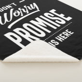 約束名パーソナライズされた誕生日ギフト シェルパブランケット (3/4)