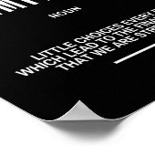 約束感動的引用文 ポスター (角)