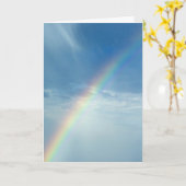 約束手形の虹 カード (黄色い花)
