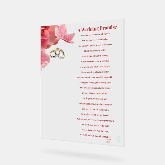 約束結婚書 アクリルサイン (傾斜)