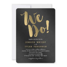 約束輝く結婚式招待状