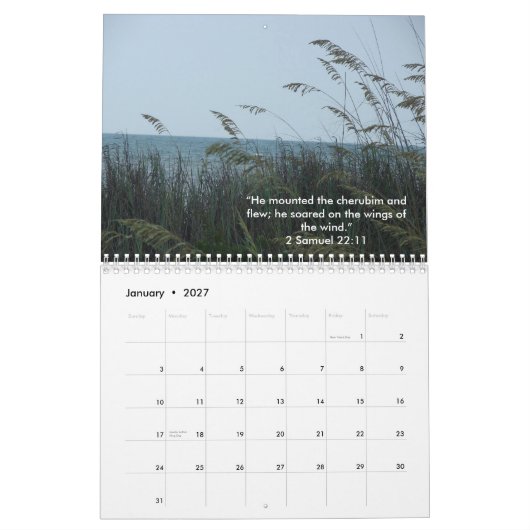 約束2010年 カレンダー (1月 2027)