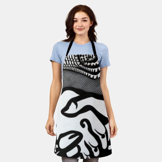 約束 エプロン (着用した状態)