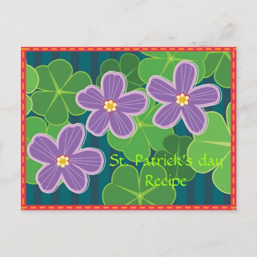 約束 – マイパーティーレシピカード ポストカード (正面)