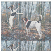 約遠ぼえするTreeingの歩行者のCoonhoundの生地 ファブリック (見本)