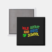 約100日学校100日目先生学生紀 マグネット (正面/裏面)