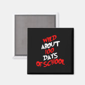 約100日学校100日目先生学生紀 マグネット (正面/裏面)