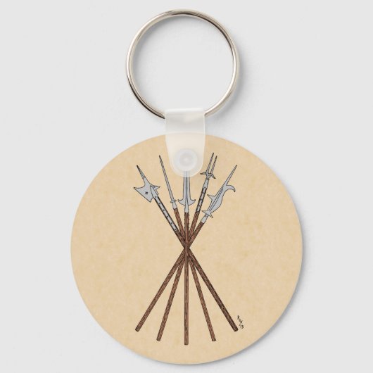 約16世紀の政治 キーホルダー (正面)