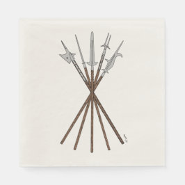 約16世紀の政治 スタンダードランチョンナプキン