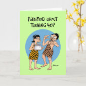 約40歳の誕生日カード カード (黄色い花)