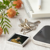 約40、c.1772-3歳で自画像 キーホルダー (側面)