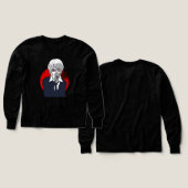 紅い瞳のチェーンワリアーTシャツ (デザイン 正面&背面)