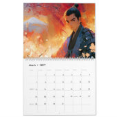 紅の楼閣の季節 カレンダー (3月 2027)