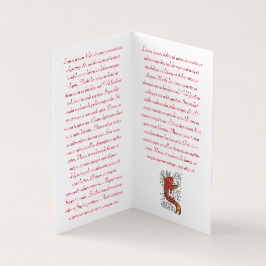 紅クール墨五輪コイ 名刺 (内部)