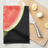 紅スイカ キッチンタオル (四つ折り)
