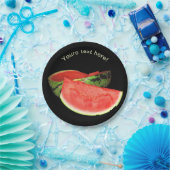 紅スイカ ペーパープレート (パーティー)