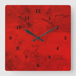 紅大理石、レインボーアート スクエア壁時計