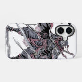 紅忍者携帯ケース iPhone 16ケース (裏面横)