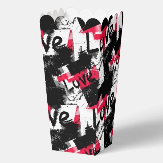 紅斑愛模様の白黒 フェイバーボックス (正面)