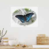 紅斑紫蝶のポスター ポスター (キッチン)