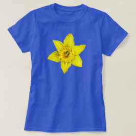 紅斑黄色春花水色 Tシャツ