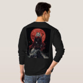 紅月狼浪人 Tシャツ (裏面フル)
